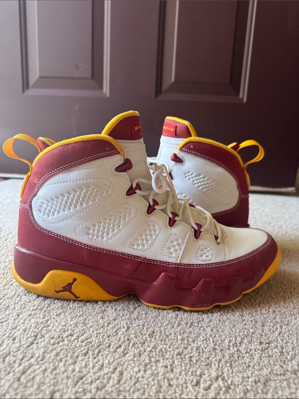 Air Jordan 9 Retro Bentley Ellis Crawfish Men’s Size 9